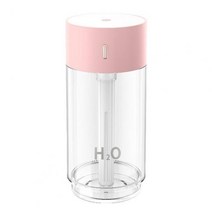 간편세척가습기 데스크탑 조용한 작동 abs 청소하기 쉬운 휴대용 usb 플러그인 기숙사 용, 분홍색