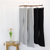 쁘니걸 부츠컷레깅스 면 편한 슬림 허리밴딩 트레이닝 가을 빅사이즈 여성의류 나팔 슬랙스