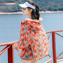 빌리즈빈 봄 여름 커멧자외선차단후드자켓 여성 긴소매 투명 자켓 S909