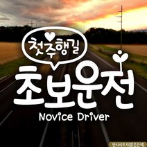 자동차스티커 첫주행길 초보운전 반사시트지 초보운전 차량용스티커 차량용스티커주문제작 차량스티커 자동차