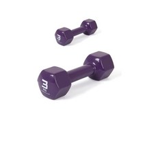 KS 팔근력 강화에 효과적인 미용아령 3KG X 2개입-72394EA jhhula*952482002vb, PVC 컬러아령_3Kg퍼플2개