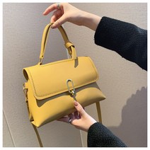 다마다마 DIY 집콕시리즈 손쉬운 가방만들기 가죽 공예 키트 8번째, 옐로우