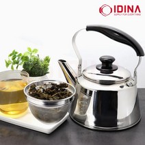 보리차 잎차를 끓이기 좋은 IH 스텐 주전자 커피주전자 찻주전자 물주전자 예쁜주전자 직화주전자 모던주방, 1.6L (CG44153)