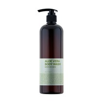 1L 대용량 4만리뷰 유안재 알로에 올인원 바디워시 약산성 온가족 무향 500ml x 2개, 490g, 1개