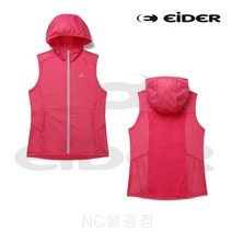 아이더 [매장정품] 등판 메쉬를 적용한 저렴이 여름 상품! 여성 (마키아) 경량 베스트 [DWM21616/Crimson(R6)][NC불광]