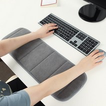 메모리폼 키보드 손목 쿠션 받침대 보호대 패드 손목쿠션, 그레이