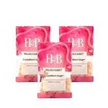 홀랜드앤바랫 크리스털라이즈드 생강 400g Holland & Barrett Crystallised Ginger, 3팩