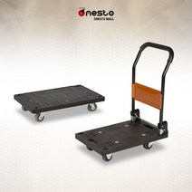 무소음 흑색대차/달리/사이즈 소 중 대/특수설계바퀴장착/원스토몰, 흑색달리(핸들없음), 소형, 무소음투명인라인바퀴