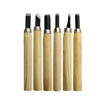 서후네 [6종set] 공예용 우드그립 조각칼 세트 목공예 조각도, 1세트-6종