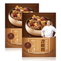 셰프 송훈 전통 소갈비찜 600g 7팩(총 4.2kg), 단일속성, 7개