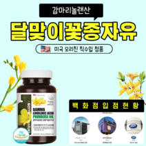 달맞이꽃종자유 감마리놀렌산 미국 직수입 비타민E 함유 식약처 권장 섭취량 충족, 1세트, 달맞이꽃종자유 단품