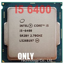 파워딜 인텔 코어 I5-6400 i5 FC-LGA14C 2.70 Ghz 6 M 프로세서 캐시 4 LGA 1151 HD530 지원 메, 한개옵션0