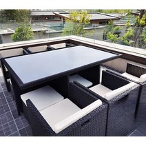 6인용 테이블 테라스 감성 야외 카페 커피숍 인테리어 세트 4인용 의자, E