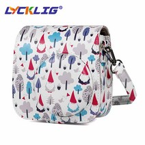 후지 후지 필름 인스탁스 미니 9 8 인스턴트 필름 카메라용 Lycklig 카메라 케이스 숄더 스트랩이 있는 PU, 16 Santa