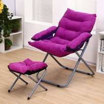 등받이접이의자 기숙사 스툴 싱글 대학생 쿠션의자 접의자 침실 신기 조절가능 보강 PC 1766055564, 라이트 보라색 싱글 의자다 _라이트
