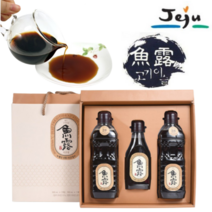 제주 전통 발효식품 어간장 실속 선물세트 2호(1 250ml) 3년 숙성 천연조미료 저염 맛간장 만능간장 감칠맛