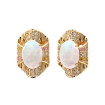 [비앤비골드]14K18K 귀걸이 오팔 엘레강스 귀걸이 NAE10647