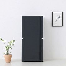마켓비 DOMINIK 캐비넷 1문 수납장 9512.0596, 라이트그레이