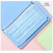 와요또 마스크 케이스 보관함 대형, 1개, 화이트, 1개