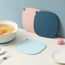 타일냄비받침 에어프라이어받침 에어프라이어깔개 에어프라이어받침대 접이식냄비받침, 옵션, 파스텔 냄비 받침대