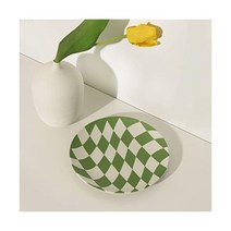 접시 그릇 QFWCJ 노르딕 래티스 라운드 플레이트 디저트 케이크 빵 레스토랑 캔디 홈 장식 Color A Size 8 inches, ㅏ, 8인치