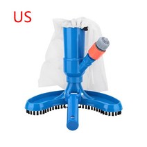 수영장 수중 청소기 진공 소독 도구 흡입 헤드 연못 분수 스파 풀 진공 브러시 핸들, US