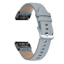 Easyfit 가죽 밴드 Garmin Fenix 7 7X 6 6X Pro 5X 5 3 hr 945 COROS VERTIX 2 팔찌 손목 스트랩 스마트 액세서리, [07] For Fenix 5X 5X plus, [10] grey si