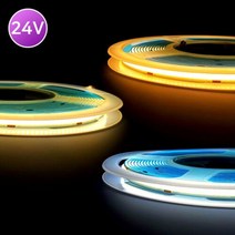 24V COB 면발광 LED바 비방수 5M/플렉시블 줄조명, COB 24V 비방수-4000K[내추럴화이트]