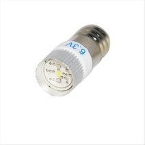 LED 파이롯트 LAMP_ 6.3V_나사타입_백색, 1개