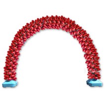 은박 아치 가랜드 단색 레드 풍선 매장 입구 장식, 단품