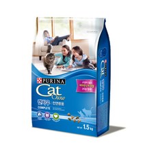 퓨리나 캣차우 컴플리트 고양이 사료, 1.5kg, 2개
