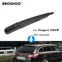 BROSHOO-자동차 차량용 후면 와이퍼 블레이드 윈드 스크린 암 푸조 508SW 해치백 (2011 년 이후) 270mm 자