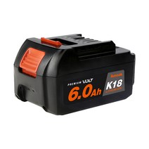 아임삭 B60L18D 리튬이온 슬라이드 배터리 18V 6.0Ah, 단품
