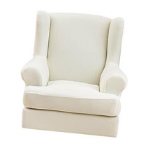 스트레치 의자 커버 방진 장식 액세서리 연회용 빨 스트레치 블 폴리 에스터 소프트 쿠션 가정용 식당 주방 홈, 폴리에스터, 베이지