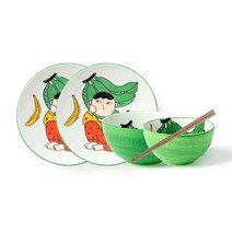 LOVFIR 크리에이티브 도자기 식기 세트 1인 식기세트 5p 2인 식기세트 8p