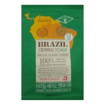 피코크 BRAZIL CERRADO NY2 브라질 세라도 엔와이투 200g (분쇄원두)