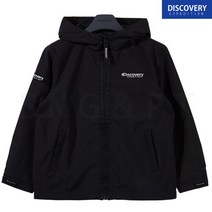 디스커버리 키즈 솔리드 바람막이 재킷 DKWJ21021-BKS