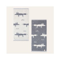 [반디스오가닉] 오가닉 그레이 세면타월 - 루바, 1개