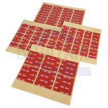 [핫템] 3M VHB 4910 초강력 투명 폼 사각 조각형 양면 테이프_64421300EA, 10mm x 35mm-36개입