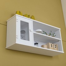 행사상품 밀키 단문철망 벽선반, 밀키단문철망벽선반(MD003)