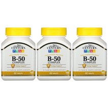 21세기 센트리 비타민 B50 Complex 복합체 60정 3개