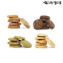우리 통밀 수제 쿠키 4종 천년누리전주빵 전주명물 우리밀 식사대용 어린이간식, 크렌베리 아몬드