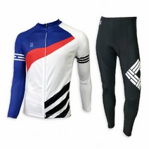 월드팀 자전거의류 싸이클복 상하의세트 긴팔 대한민국1