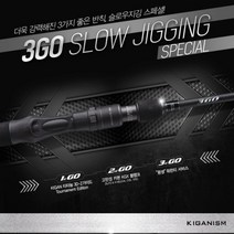기간이즘 3GO 슬로우지깅 스페셜 대구 방어 부시리 우럭로드, C662XH