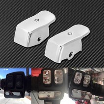 할리데이비슨악세사리 할리데이비슨악세사리지갑체인 오토바이 턴 시그널 익스텐션 캡 스위치 버튼 익스텐디드 커버 블랙크롬 harley softail Slim fatboy, 1-확장 캡, 1개