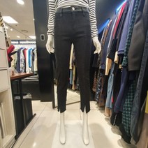 블루페페 블루페페 레더 허리밴딩 세미부츠컷 바지 P204PSA613 NC송파