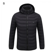 발열점퍼 USB 열선조끼 잠바 자켓 가열 8부위 남성 여성 야외 코트 긴 소매 후드 따뜻한 겨울 열 의류