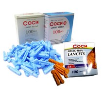 100p 사혈침 (쿡마 이크로난셋침 33G 소아용) 기념일 건강관리 어버이날 헬스케어 효도 커플템 힐링스톤