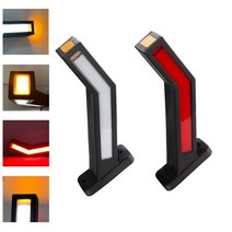 트럭 라이트 led전구 튜닝 스위치 2pcs 방수 트레일러 사이드 마커 조명 개요 마커 네온 스토킹 사이드 마커 트레일러 12-24v