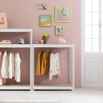 스피드랙 시스템 행거 2단(행거봉1), 스피드랙 700x600x1200 2단(봉1개) 블랙